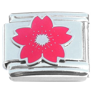 Cute Red Flower Petals Italian Charm Cute Red Flower Petals Italian Charm