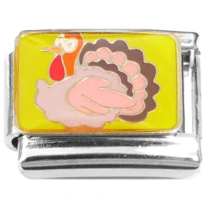 Cute Thanksgiving Turkey Italian Charm