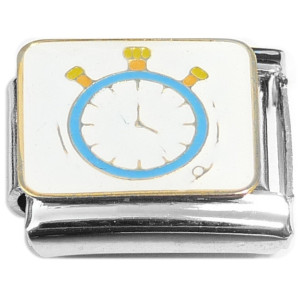 Stop Watch Sports Running Training Italian Charm