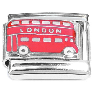 Double Decker Bus London England Italian Charm