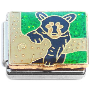 Baby Bear Tree Branch Italian Charm