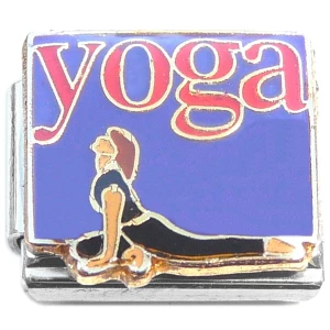 Yoga Pose Woman Italian Charm