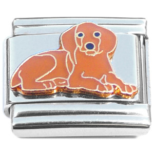 Labrador Retriever Puppy Dog Italian Charm Labrador Retriever Puppy Dog Italian Charm