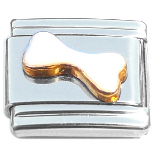 Dog Bone Puppy Toy Italian Charm