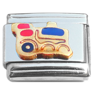 Train Engine Red Blue Italian Charm Train Engine Red Blue Italian Charm