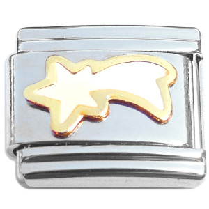 Shooting Star White Italian Charm Shooting Star White Italian Charm