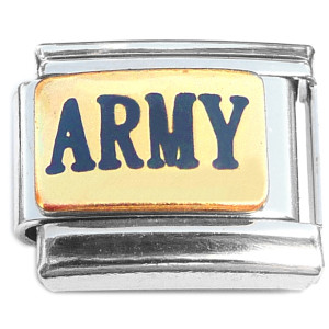 Army Military Italian Charm Army Military Italian Charm