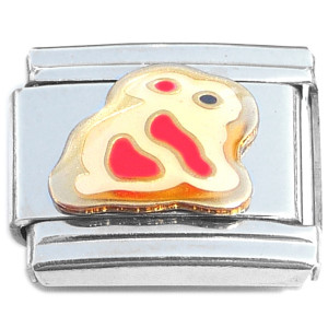 Cute Bunny Rabbit Red Italian Charm