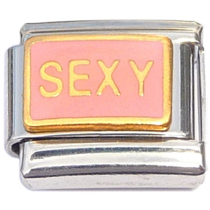 Sexy Nickname Pink Italian Charm