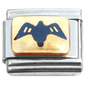 Bat Flying Italian Charm