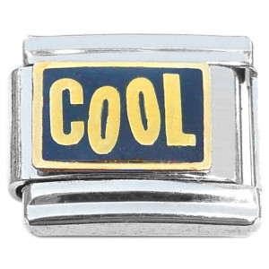 Cool Black Italian Charm Cool Black Italian Charm