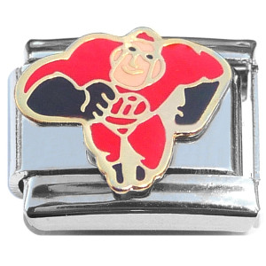 Superhero Incredible Italian Charm Superhero Incredible Italian Charm