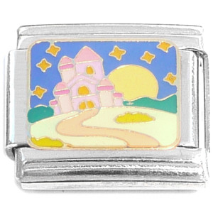 Castle Path Starry Sky Italian Charm