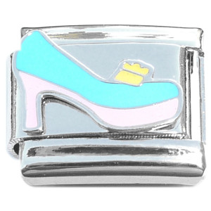 Dress Shoe Pink Blue Italian Charm Dress Shoe Pink Blue Italian Charm