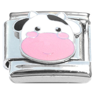 Cute Cow Face Smile Italian Charm Cute Cow Face Smile Italian Charm