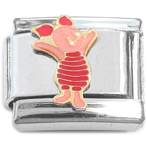 Happy Piglet Italian Charm