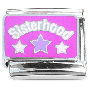 Sisterhood Stars Italian Charm