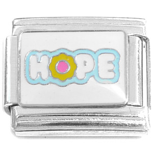 Hope Flower Italian Charm