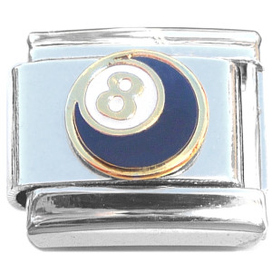 Cute Little 8 Ball Magic Eight Ball Italian Charm Cute Little 8 Ball Magic Eight Ball Italian Charm