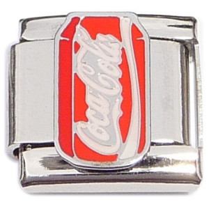 Coca Cola Soda Bottle Can Italian Charm