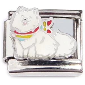 White Dog Bandana Italian Charm