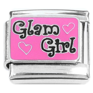 Glam Girl Hearts Italian Charm