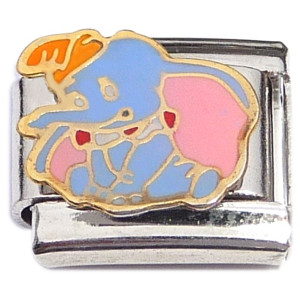 Cute Elephant Big Ears Italian Charm