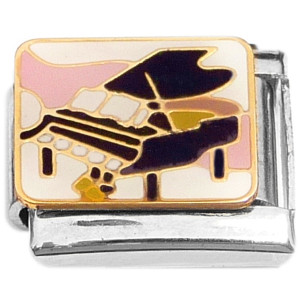 Black Grand Piano Music Italian Charm Black Grand Piano Music Italian Charm