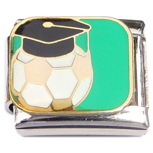 Graduation Cap Soccer Sports Italian Charm Graduation Cap Soccer Sports Italian Charm