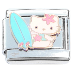 Hello Kitty Surfboard Italian Charm Hello Kitty Surfboard Italian Charm
