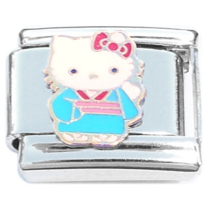 Hello Kitty Blue Gown Italian Charm Hello Kitty Blue Gown Italian Charm