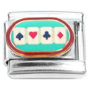 Playing Cards Table Spades Hearts Clubs Diamonds Italian Charm