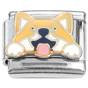 Corgi Puppy Baby Dog Italian Charm Corgi Puppy Baby Dog Italian Charm