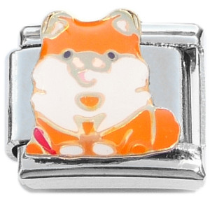 Corgi Pomeranian Puppy Baby Dog Italian Charm Corgi Pomeranian Puppy Baby Dog Italian Charm