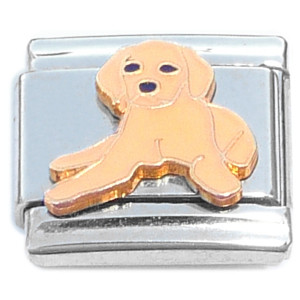 Labrador or Golden Retriever Lounging Dog Italian Charm