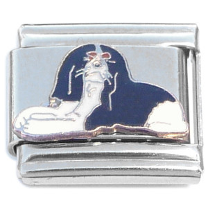 Lhasa Apso Lounging Dog Italian Charm