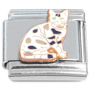 Mixed Tabby Cat Italian Charm Mixed Tabby Cat Italian Charm
