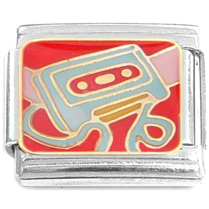 Cassette Tape Music Songs Italian Charm Cassette Tape Music Songs Italian Charm