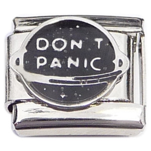 Don't Panic Italian Charm