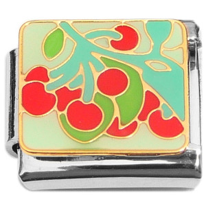 Cherries Fruit Tree Branch Italian Charm Cherries Fruit Tree Branch Italian Charm