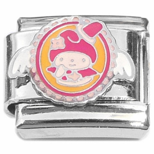 My Melody White Rabbit Italian Charm