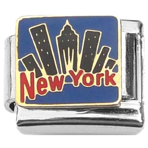 New York City Skyline Buildings Italian Charm