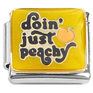 Doing Just Peachy Italian Charm