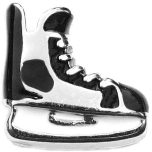 Hockey Skate Floating Locket Charm Hockey Skate Floating Locket Charm