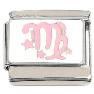Virgo Zodiac Sign Italian Charm