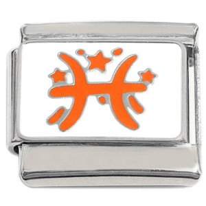 Pisces Zodiac Sign Italian Charm