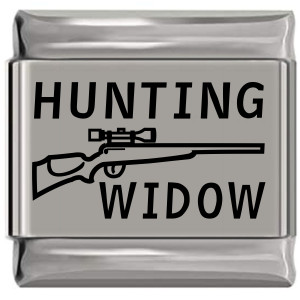 Hunting Widow Laser Engraved Italian Charm (9mm Standard Size) Hunting Widow Laser Engraved Italian Charm (9mm Standard Size)