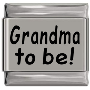 Grandma to be Laser Engraved Italian Charm (9mm Standard Size) Grandma to be Laser Engraved Italian Charm (9mm Standard Size)