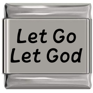 Let Go Let God Laser Engraved Italian Charm (9mm Standard Size) Let Go Let God Laser Engraved Italian Charm (9mm Standard Size)