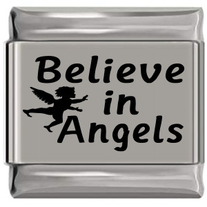 Believe in Angels Laser Engraved Italian Charm (9mm Standard Size) Believe in Angels Laser Engraved Italian Charm (9mm Standard Size)